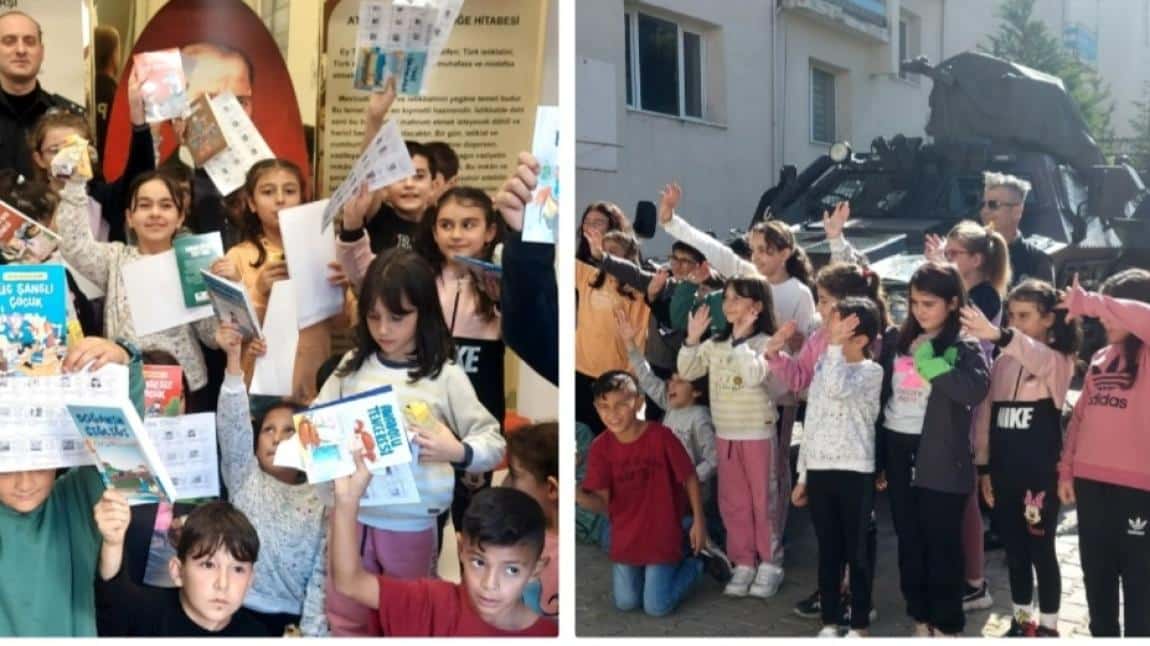 Atatürk İlkokulu Öğrencilerinin  İlçe Emniyet Müdürlüğü Tanıtım Ziyareti